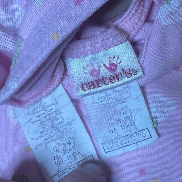 ✨Vintage/Y2K Carters Pink And Frog Pjs✨ - Picture 5 of 5